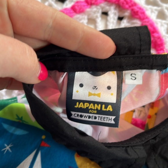 2014 Japan LA for Crowded Teeth underwater cosmos print dress size XS - Picture 4 of 16